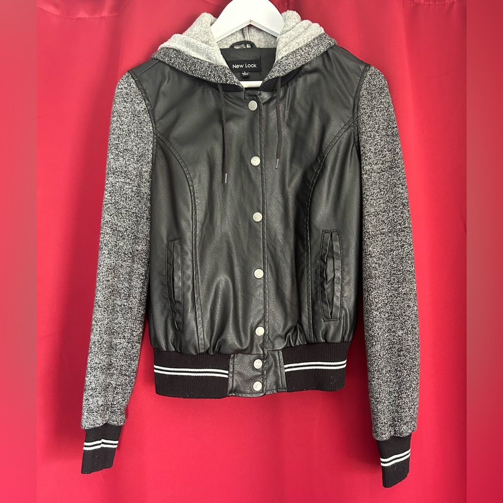 New Look Faux Leather Jacket L